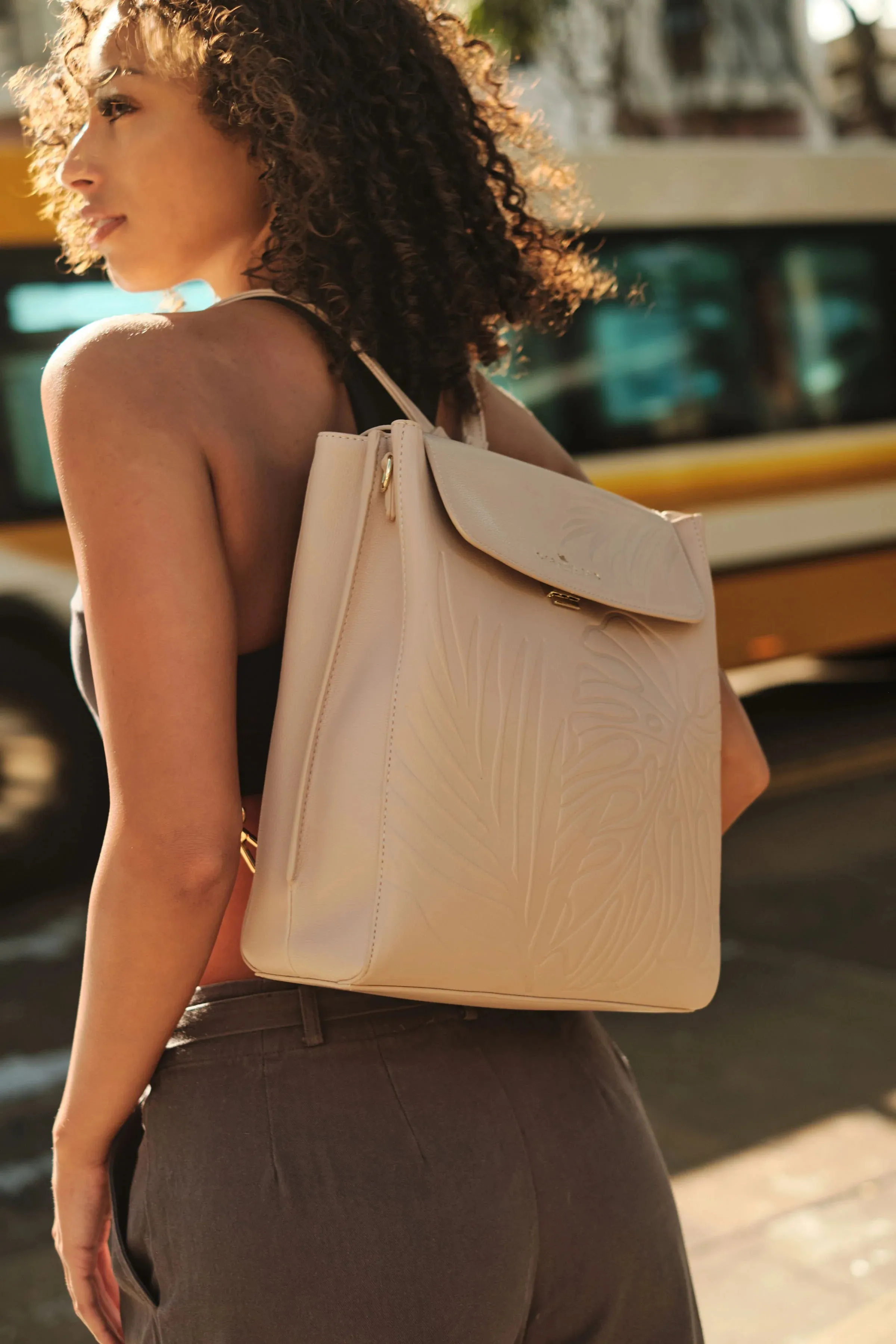 Oceans End Gabriela Backpack Stone