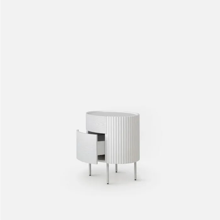 Ondata Bedside table - White