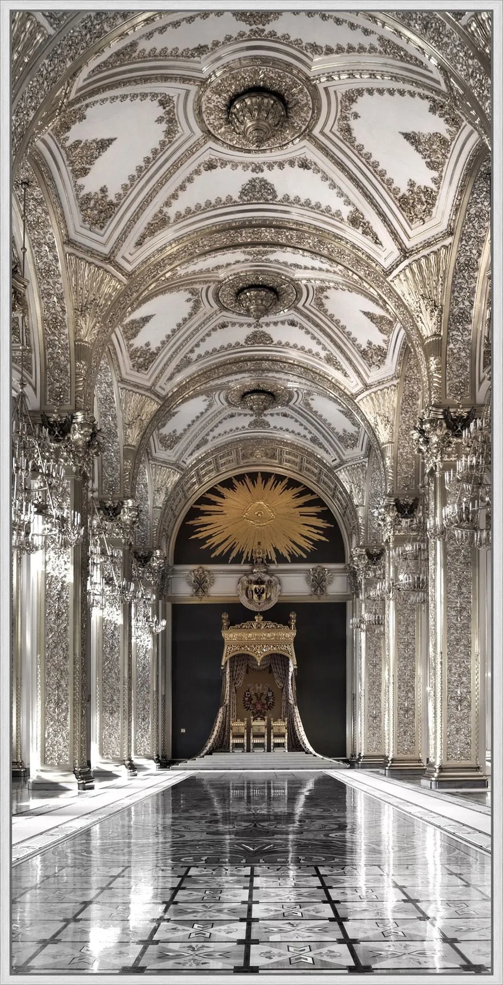 OPULENT INTERIOR TRIPTYCH