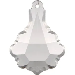 Pendant Crystal 2.5 inches Clear Prism with One Hole on Top