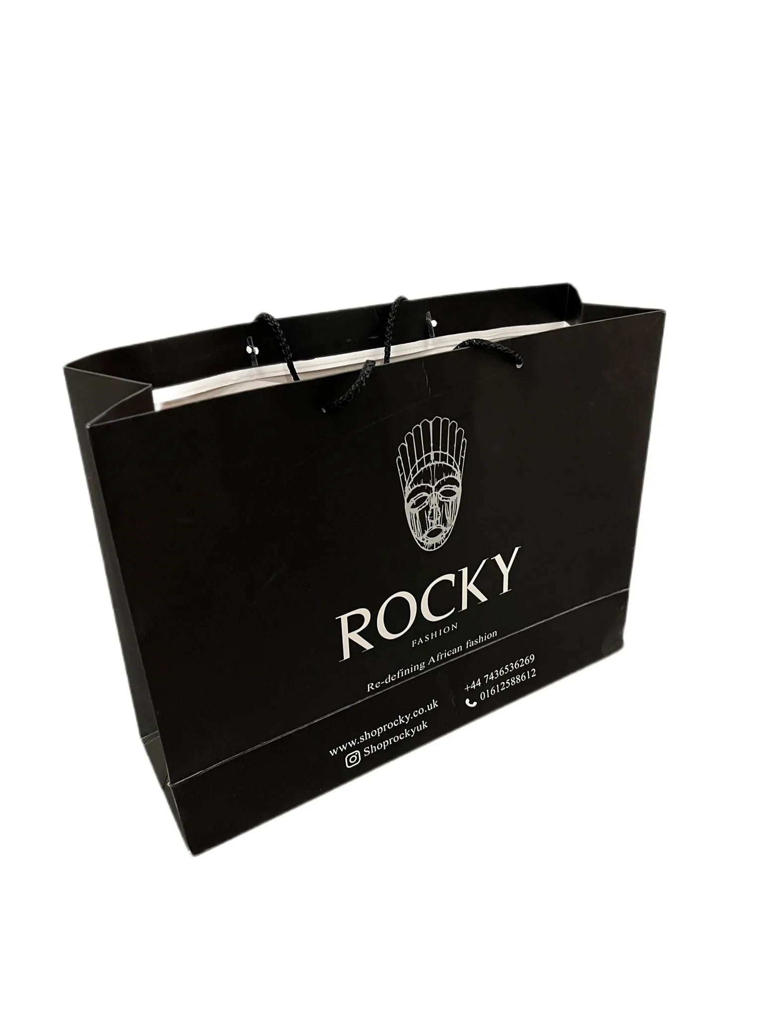 Personalised High Quality Carrier Bags 35 cm - 25 cm - 10 cm - From £0.80