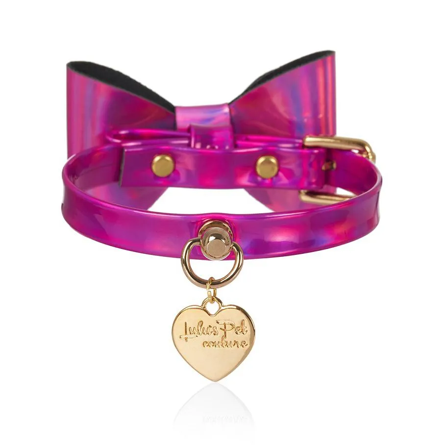 Pink Disco Dog Collar