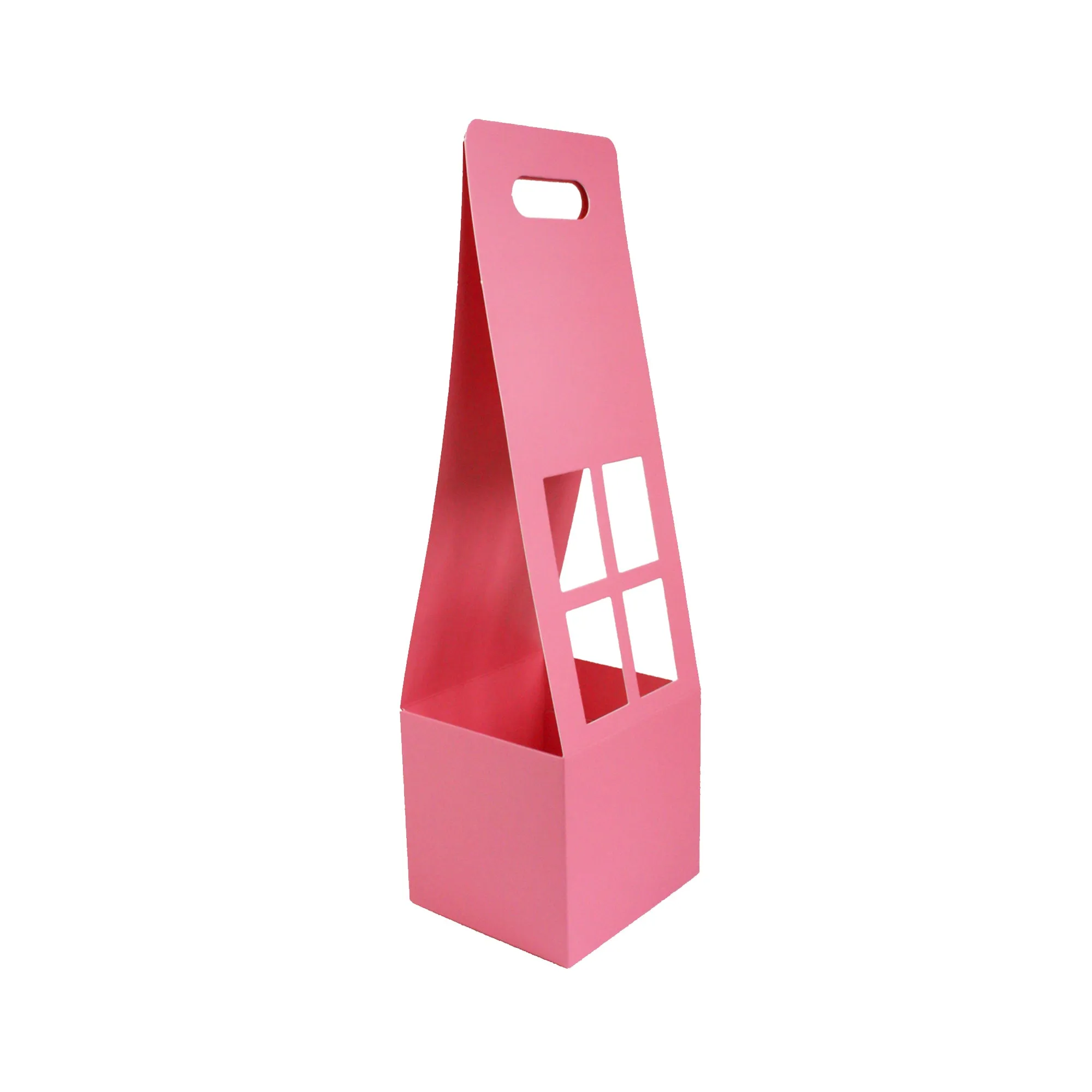 Pink Flower/Plant Carrier Boxes (Pack of 12)