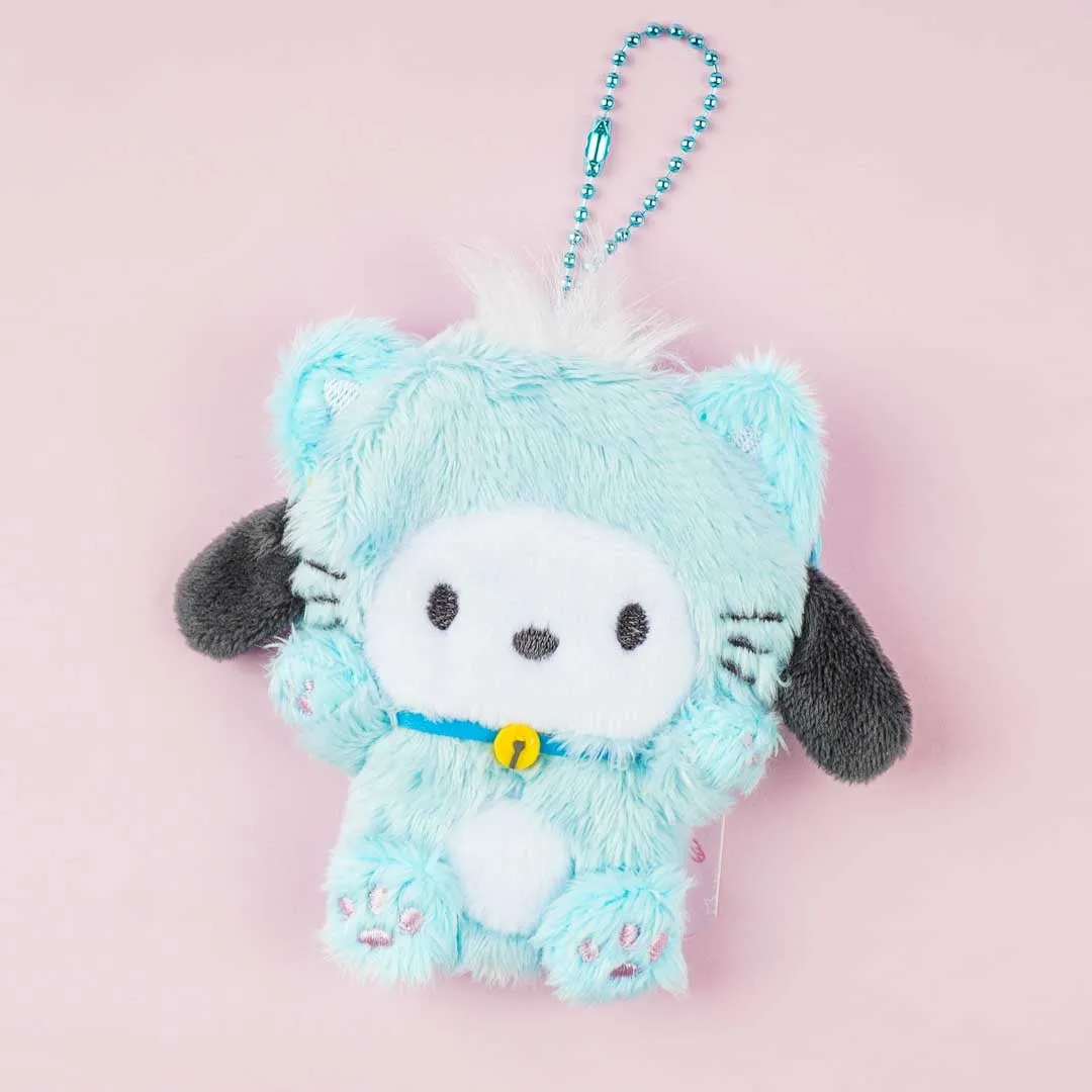 Pochacco Happy Cat Plushie Coin Purse & Bag Charm