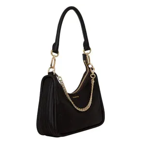 Saben Odette Handbag Black Python
