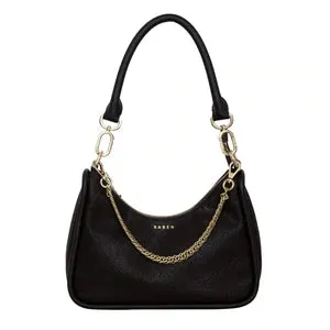 Saben Odette Handbag Black Python