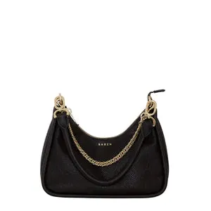 Saben Odette Handbag Black Python