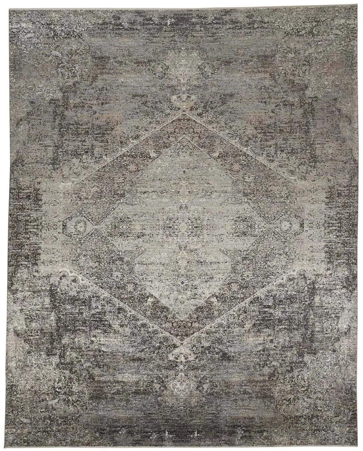 Sarrant 9193963F Grey/Silver Rug