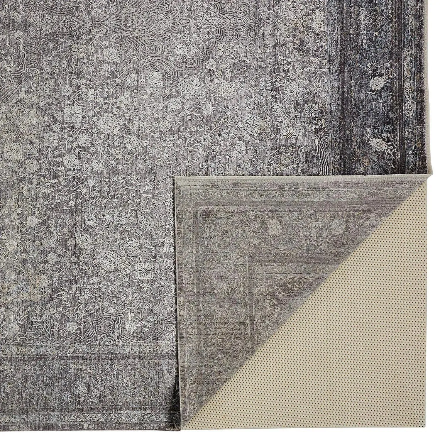 Sarrant 9193967F Grey/Silver Rug