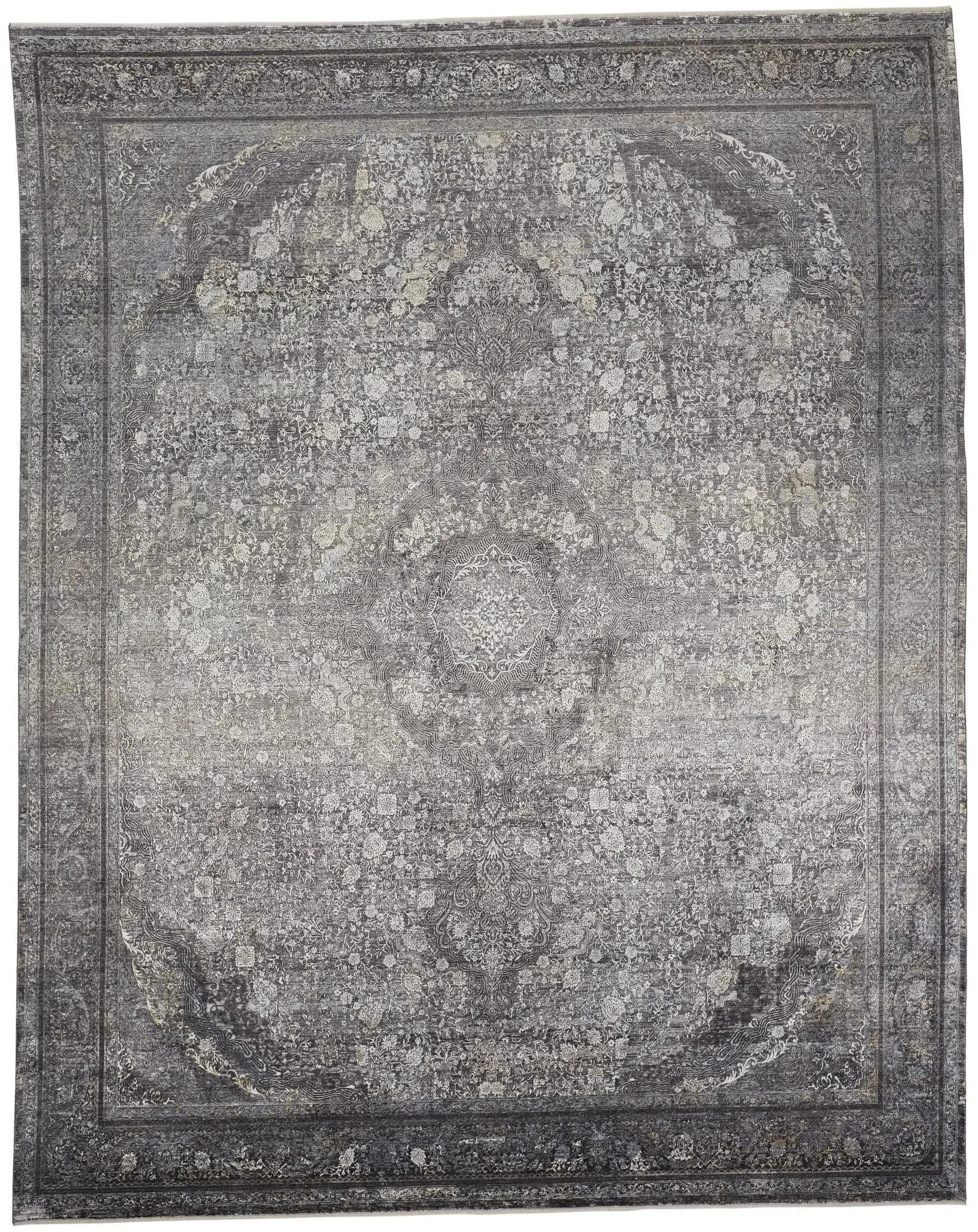 Sarrant 9193967F Grey/Silver Rug