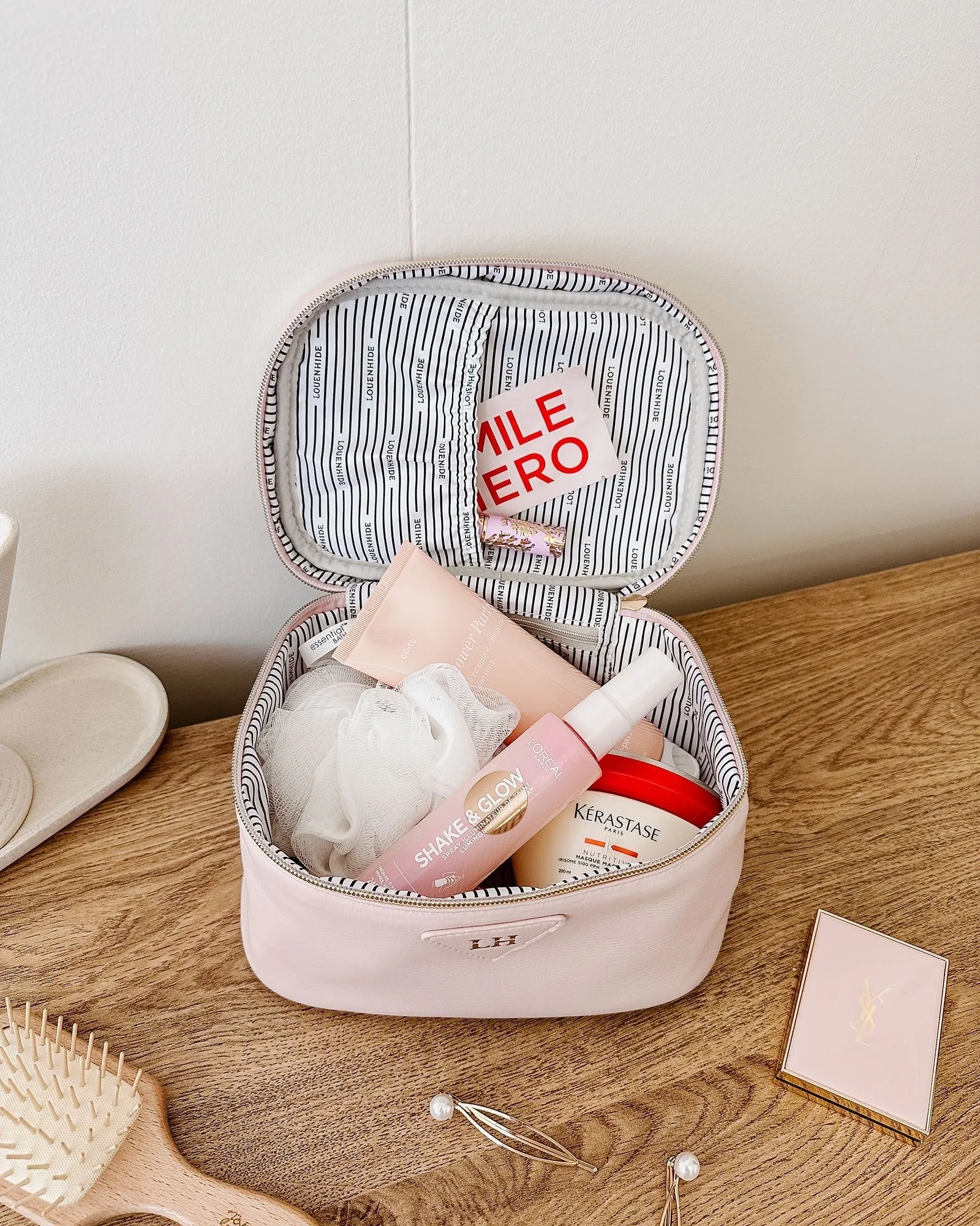 Shona Cosmetic Case Baby Pink