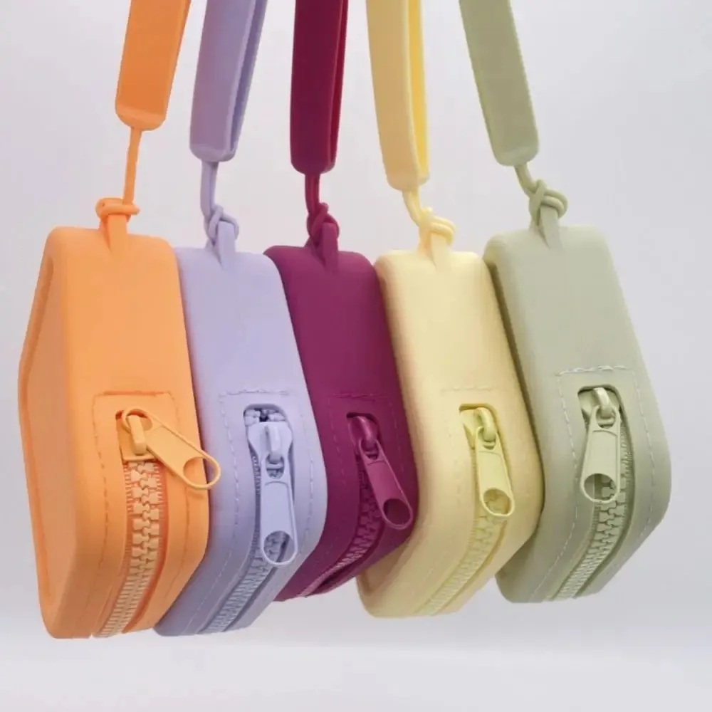 Silicone Square  Storage Cosmetic Bag