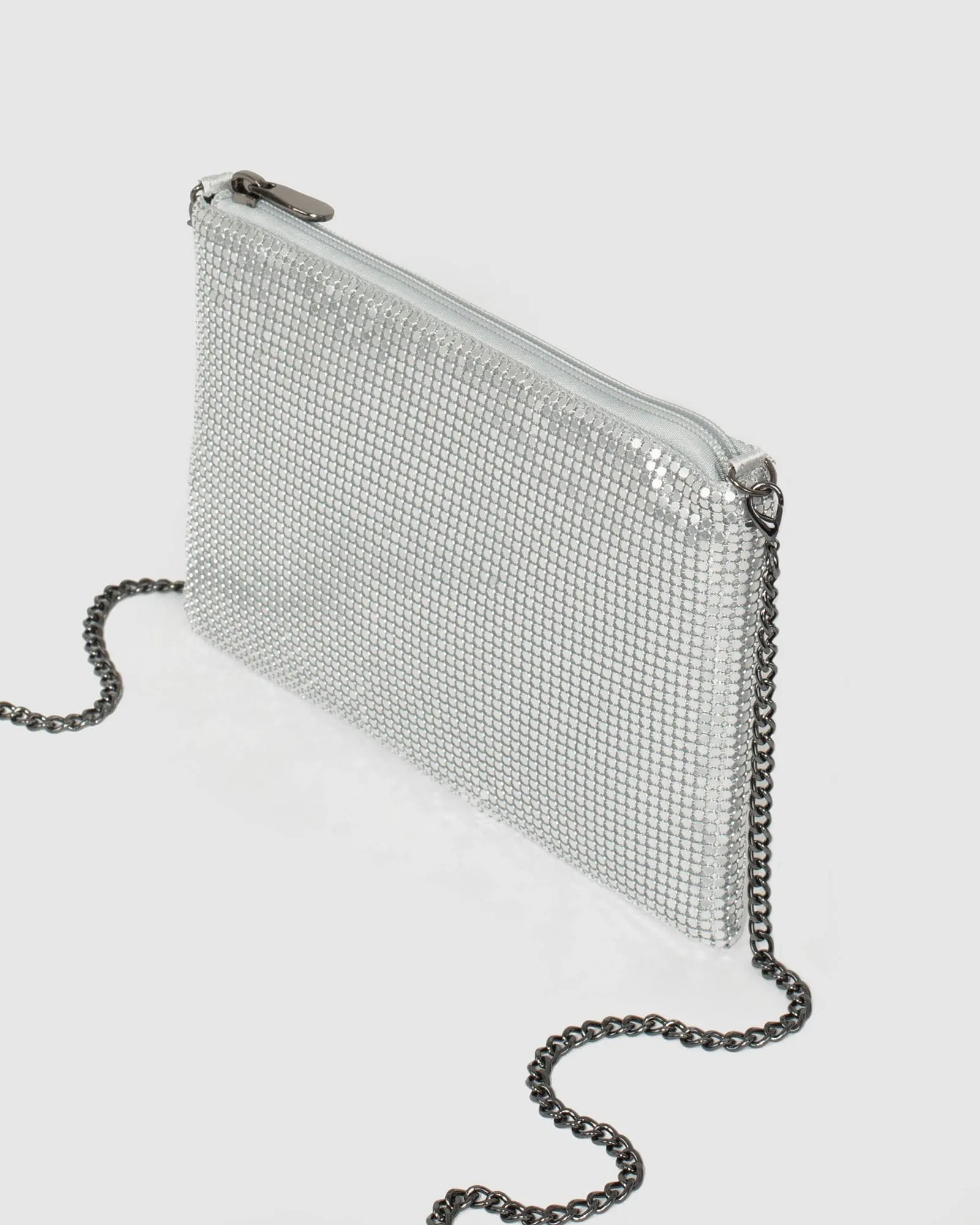 Silver Chelsea Crossbody Bag