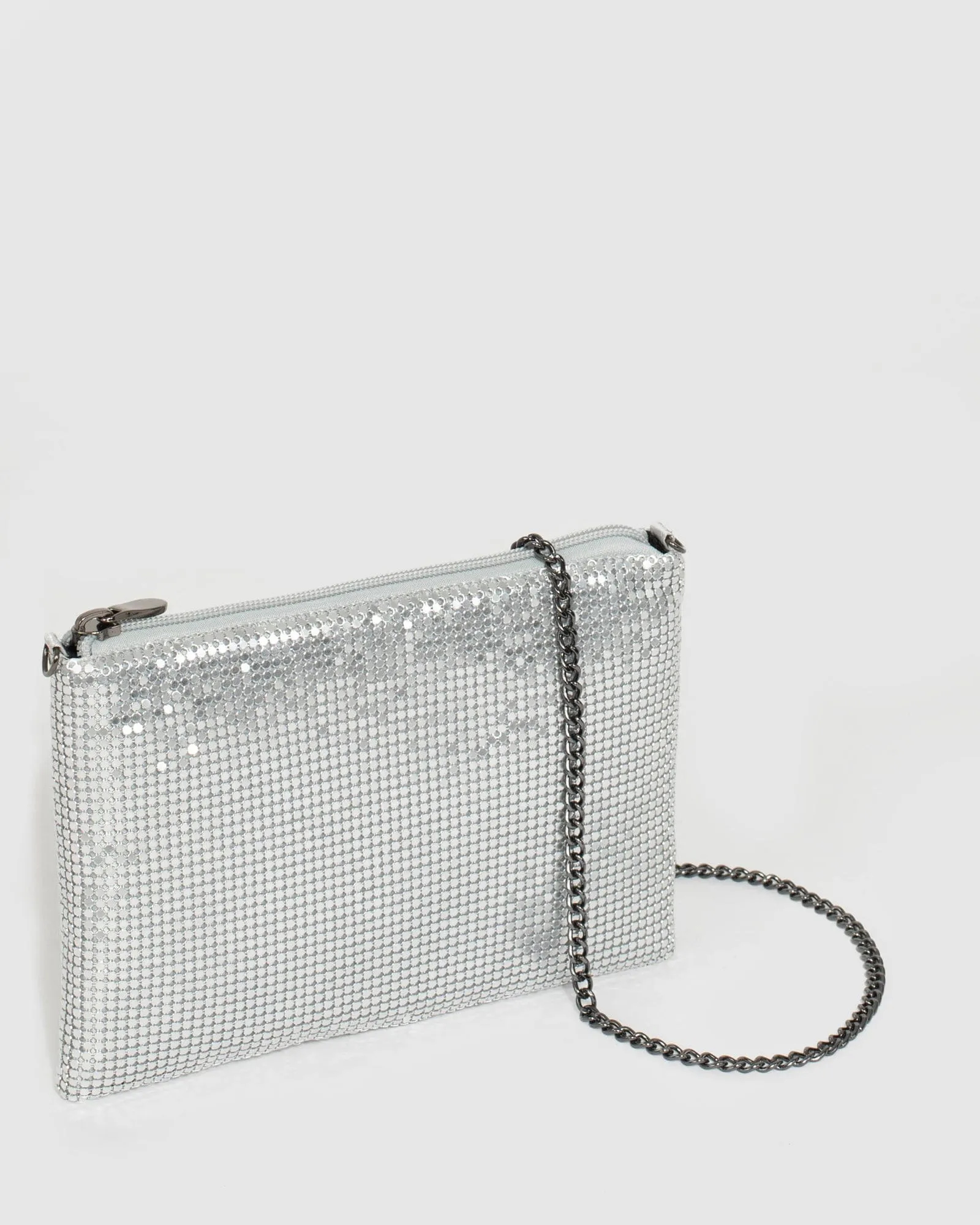 Silver Chelsea Crossbody Bag