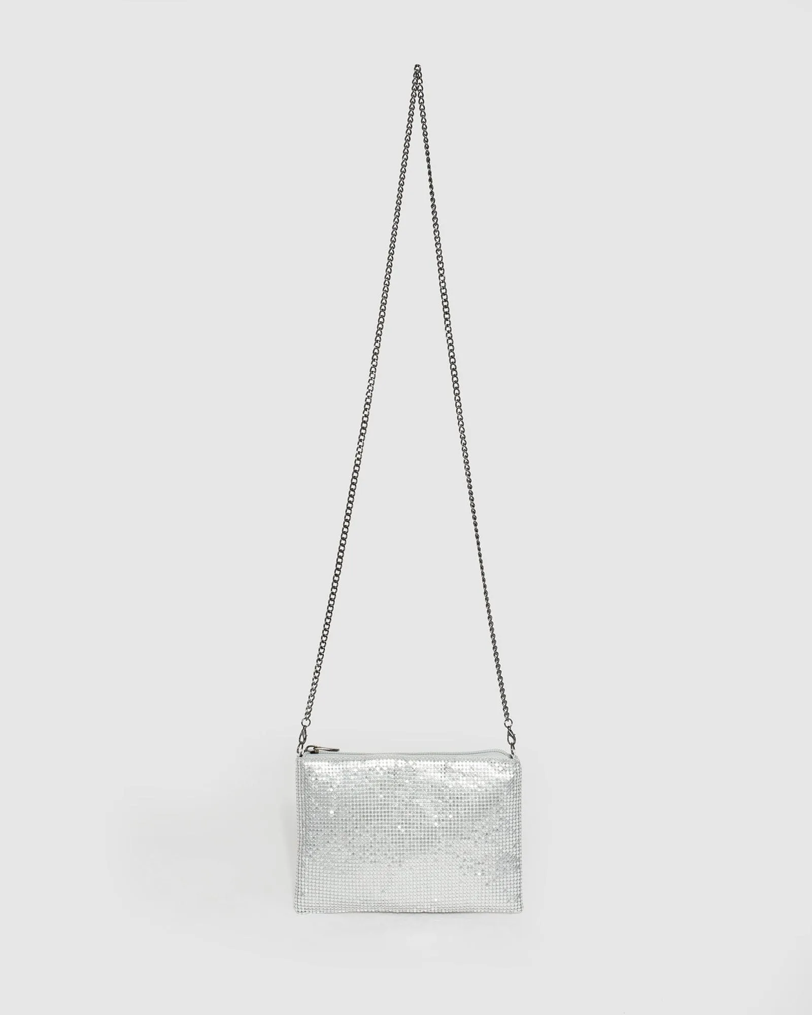Silver Chelsea Crossbody Bag