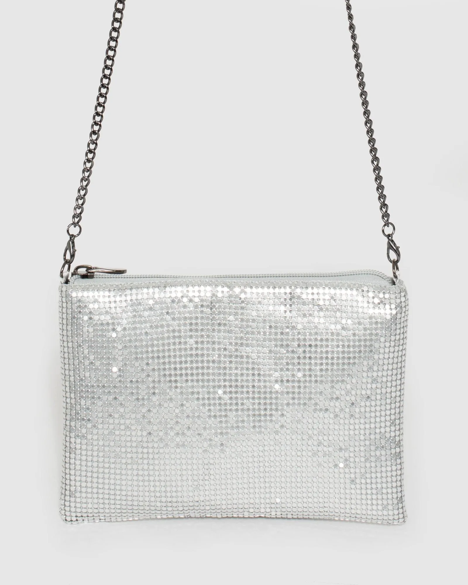 Silver Chelsea Crossbody Bag