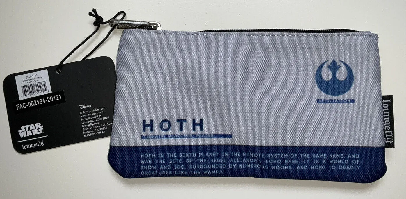 Star Wars Zipper Pouch Hoth Loungefly
