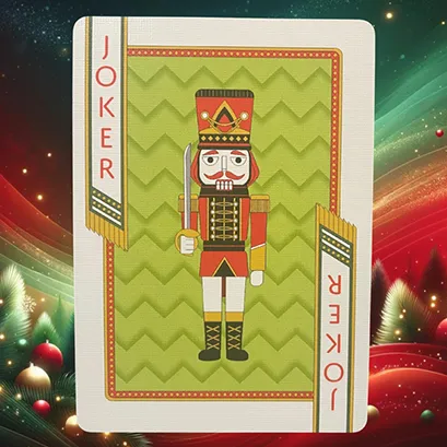 Stripper Bicycle Nutcracker (Red) Playing Cards
