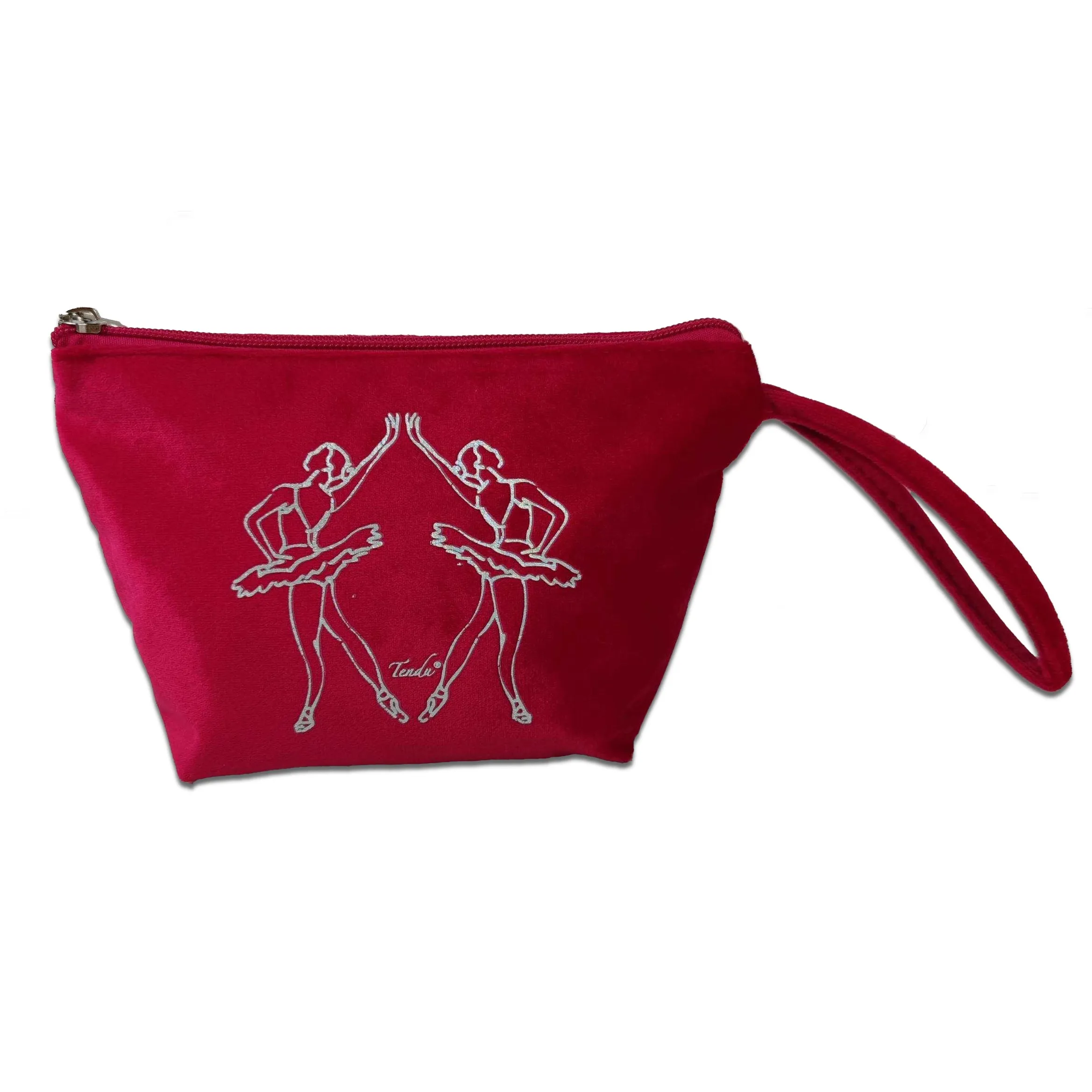 Tendu Velour Cosmetic Bag- T1084
