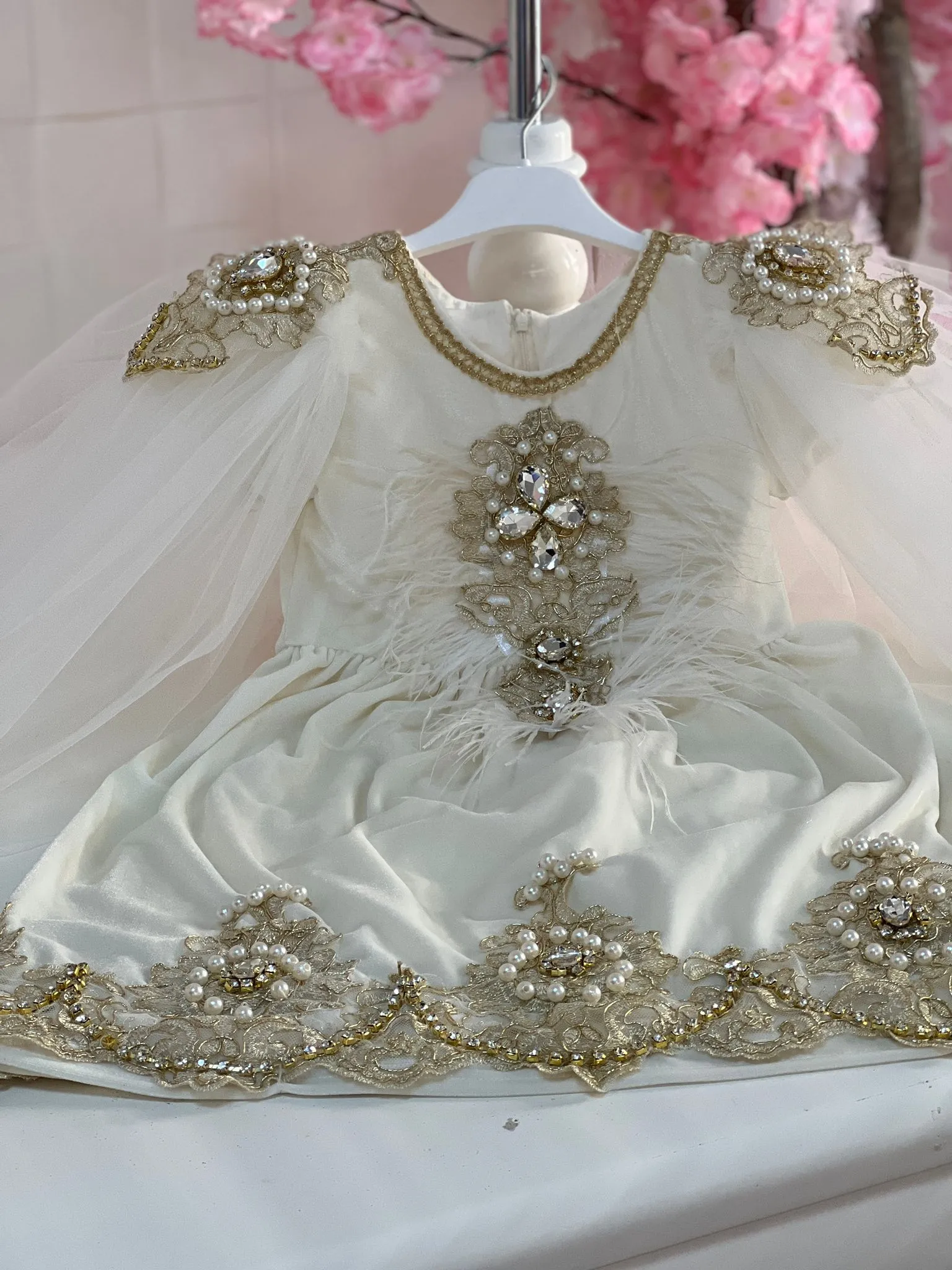 The Golden Angel Dress