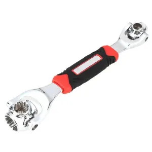 Universal Tiger Wrench 48 in 1 Tools Socket Works with Spline Bolts Torx 360 Degree