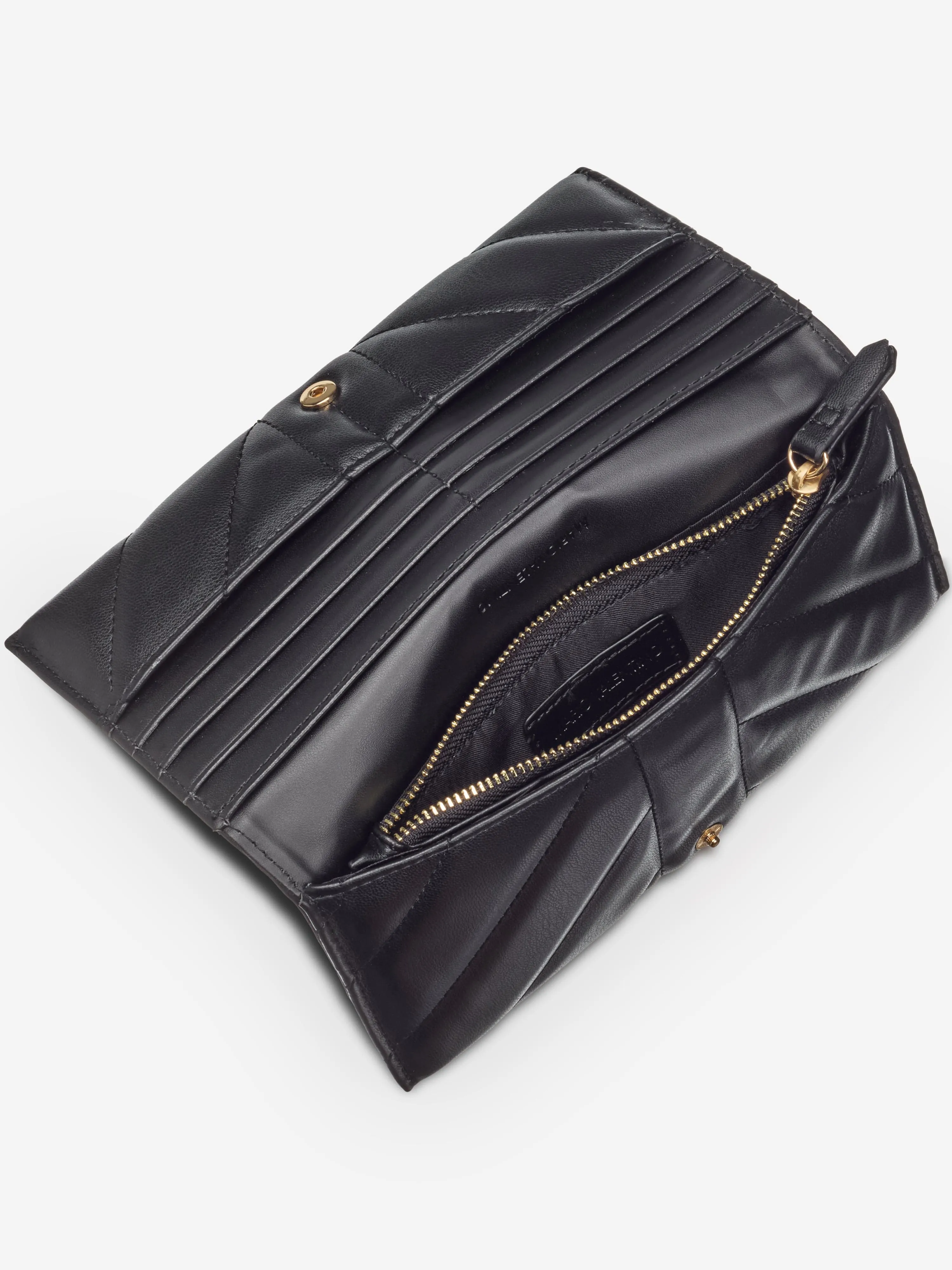 Valentino Girls Oaxaca Wallet in Black (10cm)