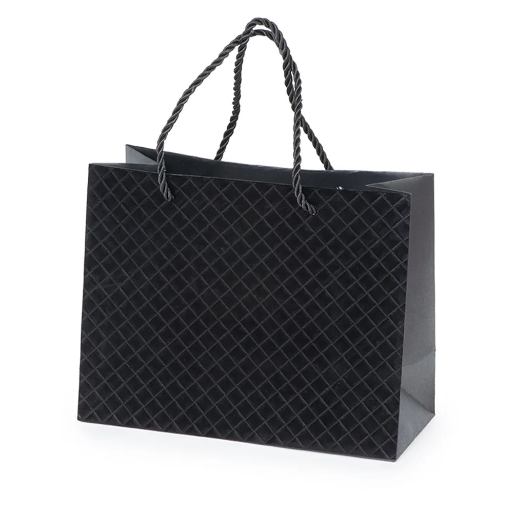Velvet Lady Brigitte Small Black Boutique Bag, Pack 40