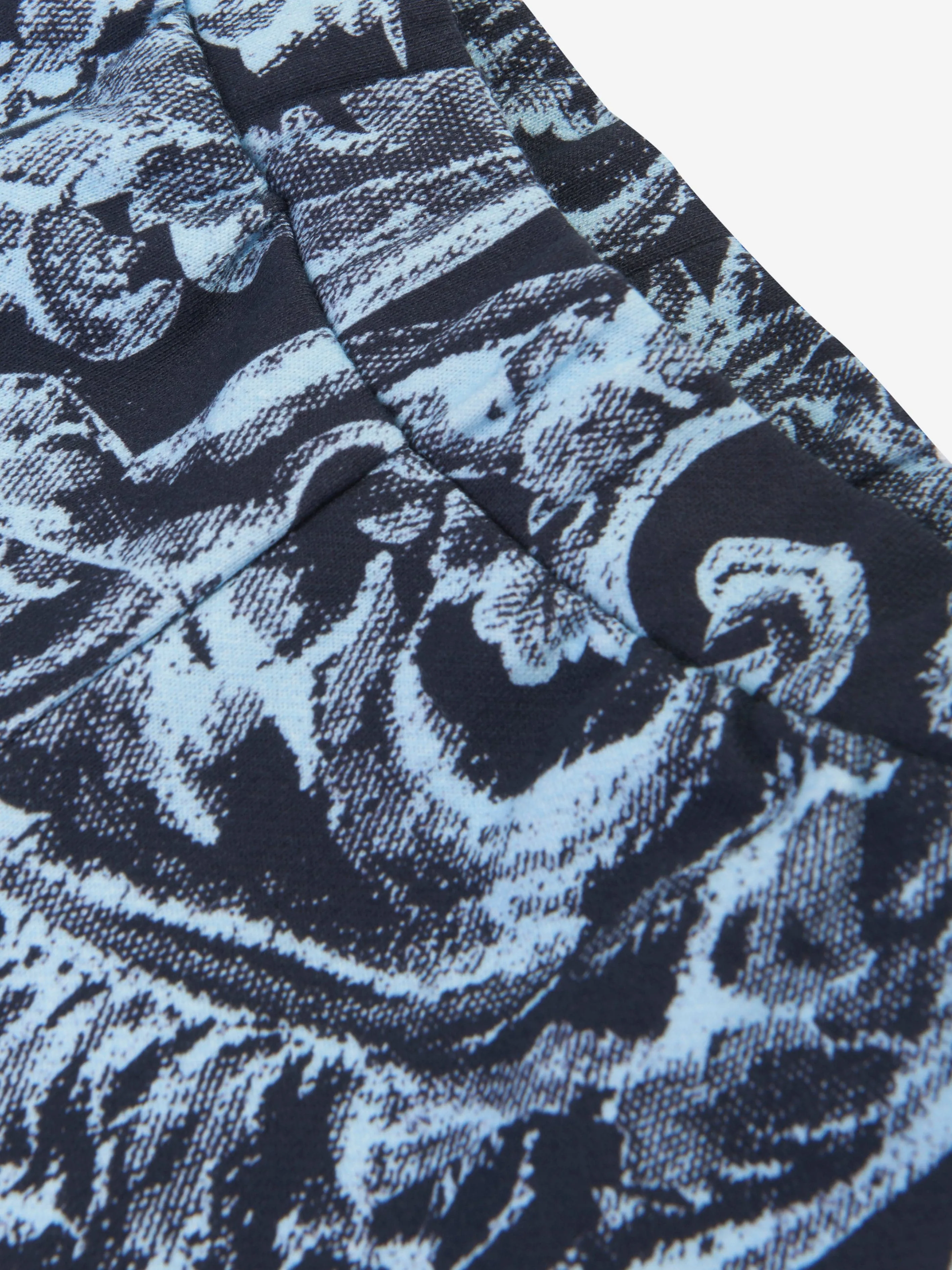 Versace Baby Boys Barocco Shorts in Navy
