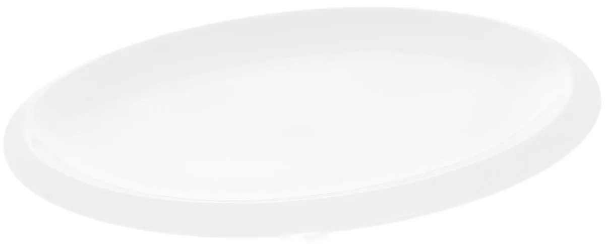 White Oval Platter 16" inch | 41 Cm
