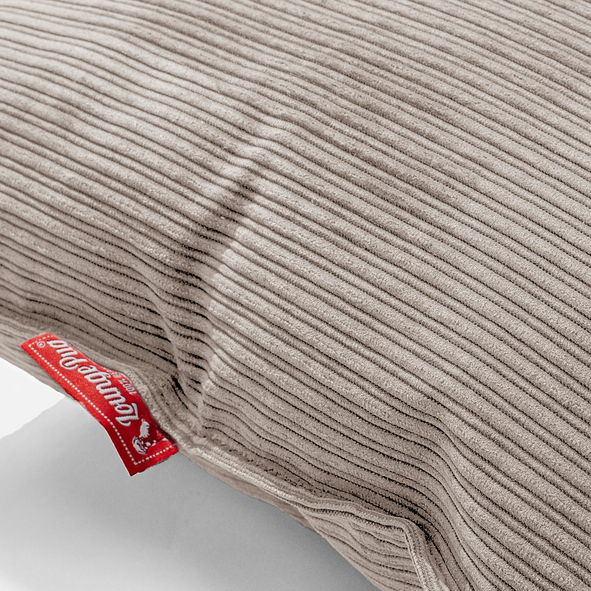 XXL Cuddle Cushion - Pinstripe Mink