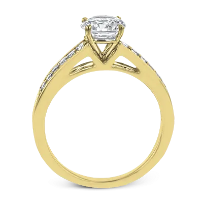ZR2092 Engagement Ring in 14k Gold
